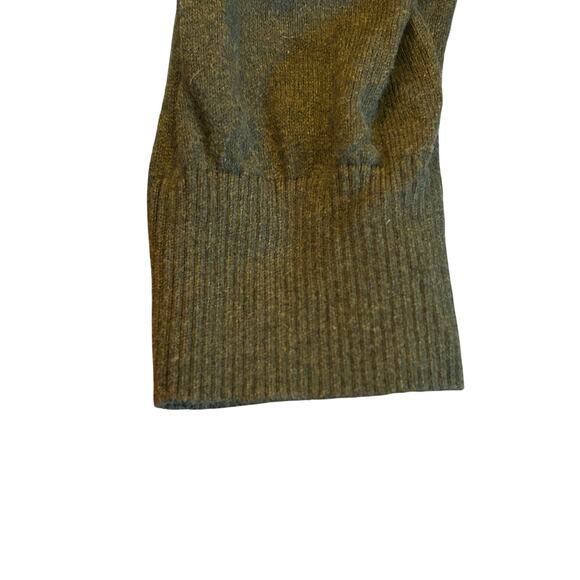 Eddie Bauer green mock neck sweater men’s XL preppy business casual - Picture 5 of 6